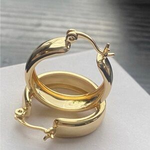 Elegant Gold Hoop Earrings